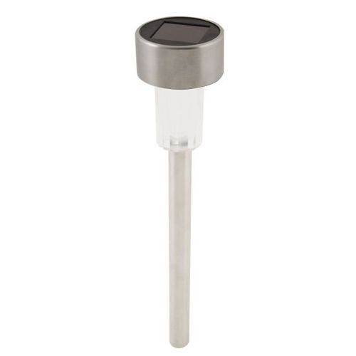 Blossom: Borne Lumineuse Solaire De Jardin, Finition Aluminium