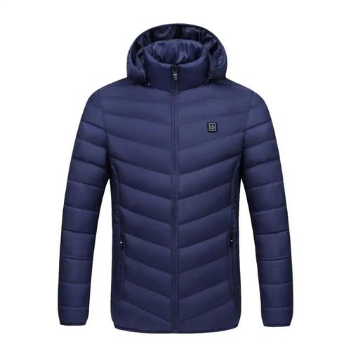 Veste D'hiver En Coton Unisexe 4xl,Gilet Chauffant Usb Pour Hommes,Veste De Plein Air,Pêche,Chasse,Randonnée,2020