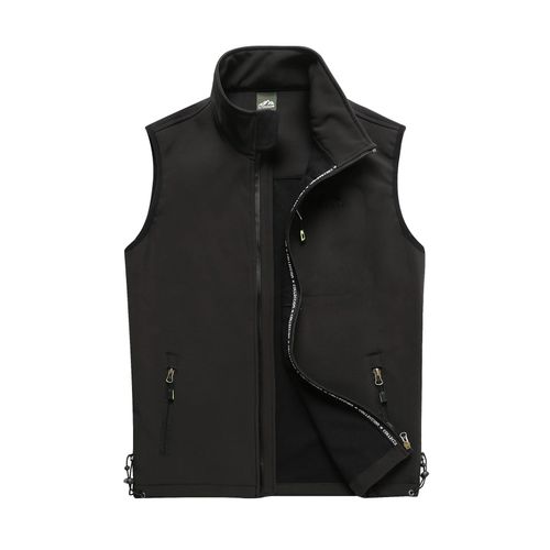Glaspring Soft-Shell Dulwaistcoat Pour Hommes,Extérieur Décontracté,Polaire D'hiver,Grande Taille M-4xl Randonnée Pêche Fibrjackets