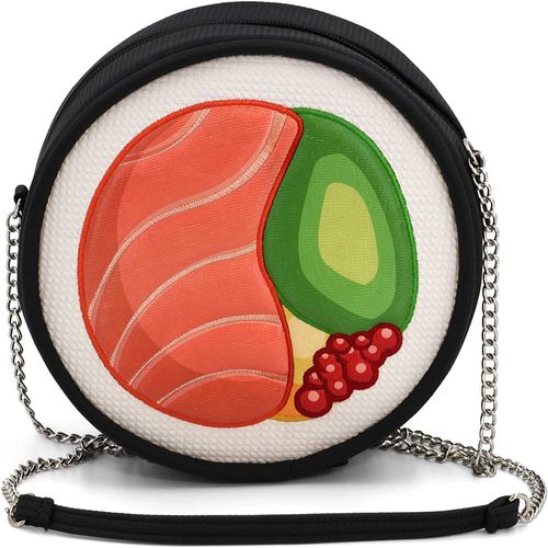 Oh My Pop! Maki Sac à Bandoulière Sushi, Noir