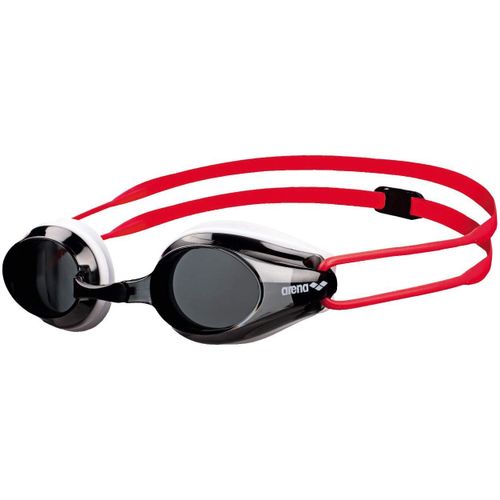 Arena Tracks Jr Lunettes De Piscine Mixte Enfant, Fumé Blanc/Rouge, Taille Unique