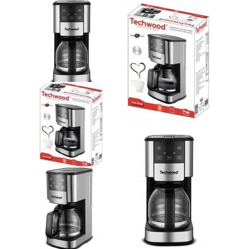 Cafetière Electrique Jusqu?À 15-Tasses-Inox Programmable Haute Qualité