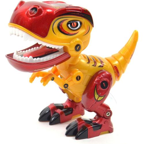 Kögler 90703 ? Robot Dino, Figurine D'action Avec Sons Dinosaures Et Yeux Brillants, Env. 12,5 X 6,5 X 11 Cm - Assortiment De 3 Couleurs Pour Les Garçons À Partir De 3 Ans