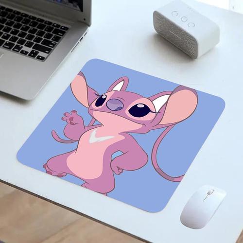 Tapis de souris de jeu personnalisé Disney Stitch, peau lisse, polymère de  bureau d'entreprise, dessin animé, anime, tapis de clavier - AliExpress