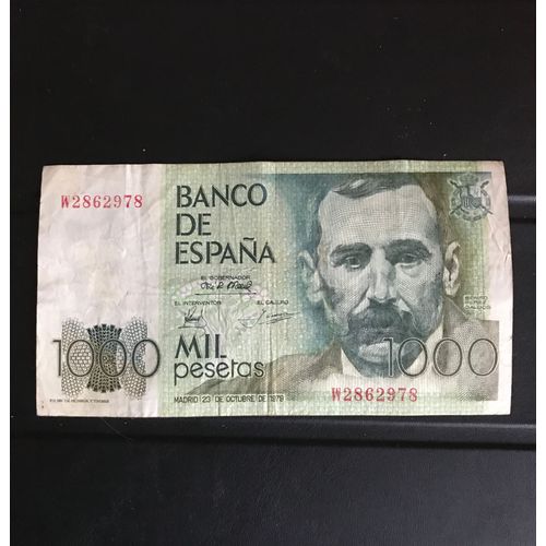 Billet 1000 Pesetas 1979