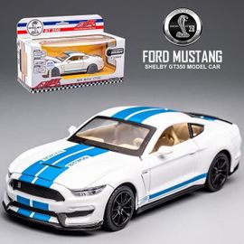Ford Mustang Modèle De Voiture En Alliage Shelby Gt350 Jouets En Métal Pour Enfants Véhicules Rapides Et Furious Cadeaux Pour Garçons 1/32 Sans Boîte D?Origine