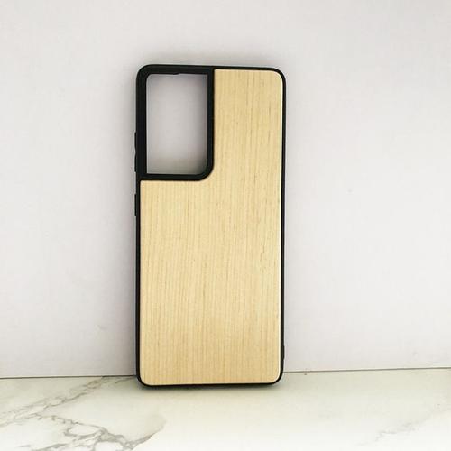 Coque De Protection Pour Samsung Galaxy S22 S21 Ultra Plus Fe Étui En Bois Massif Bois De Cerisier Noyer Lentille En Bambou Coque De Protection Incluse