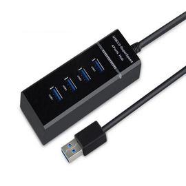 Hub À Haute Vitesse Avec 4ports Usb 3.0 Extension Multi-Répartiteur Pour Ordinateur De Bureau Et Portable Adaptateur Chargeur De Clavier Disque U