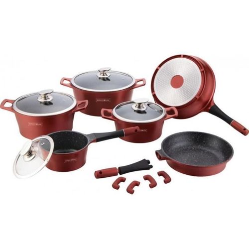 Batterie De Cuisine Effet Pierre 17 Pièces Royalty Line