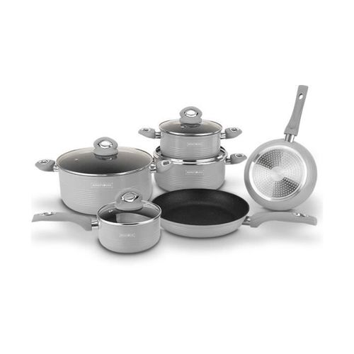 Batterie De Cuisine Effet Pierre 10 Pièces Royalty Line