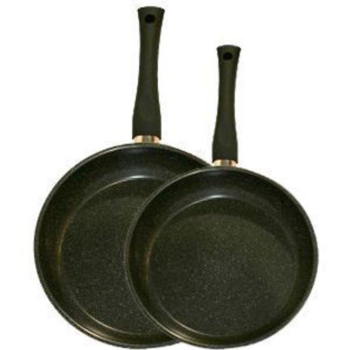 Lot De 2 Poêles En Pierre 24 Et 20 Cm - Inducti?