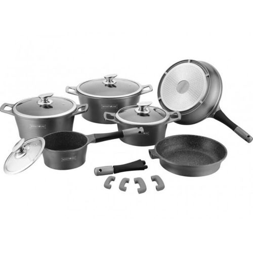 Batterie De Cuisine Effet Pierre 17 Pièces Royalty Line