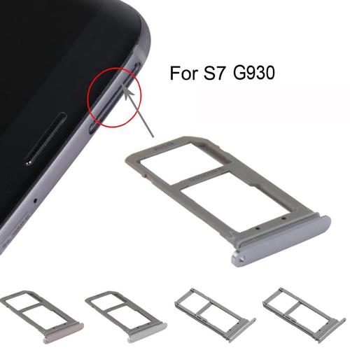 Boîtier D'origine Pour Samsung Galaxy S7 G930 G930f G930fd G930a G930p Nouvel Adaptateur De Carte Sim Et Support De Carte Micro Sd