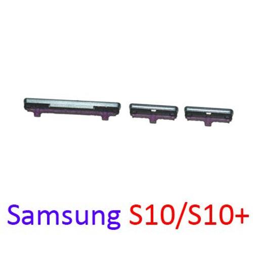 Bouton D'alimentation Et De Volume Pour Téléphone Samsung Galaxy S10e S10 Plus Bouton De Remplacement Bouton De Volume + Mise Hors Tension Original Nouveau