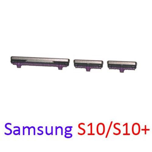 Bouton D'alimentation Et De Volume Pour Téléphone Samsung Galaxy S10e S10 Plus Bouton De Remplacement Bouton De Volume + Mise Hors Tension Original Nouveau