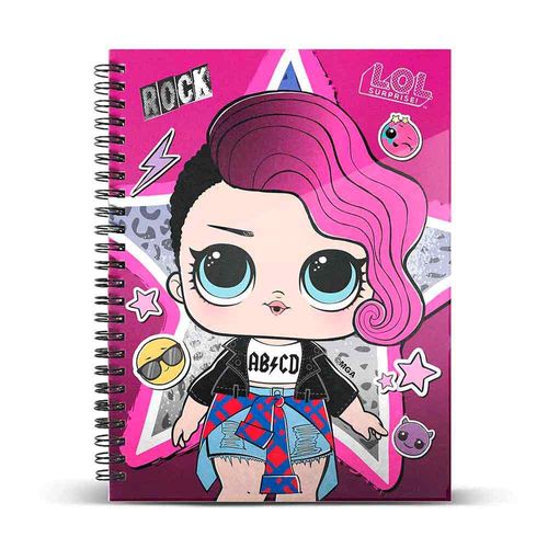 Lol Surprise Rock Cahier Shine, Multicolore