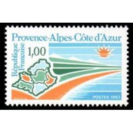 Timbre France 1983 Oblitéré - Provence-Alpes-Côte D'azur - 1.00 Yt2252