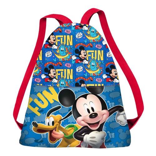 Mickey Mouse Fun Sac à Cordon 34 cm, Multicolore