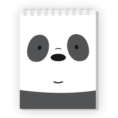 Ours Pour Un Et Un Pour T'ours Panda Cahier À Spirale, Blanc