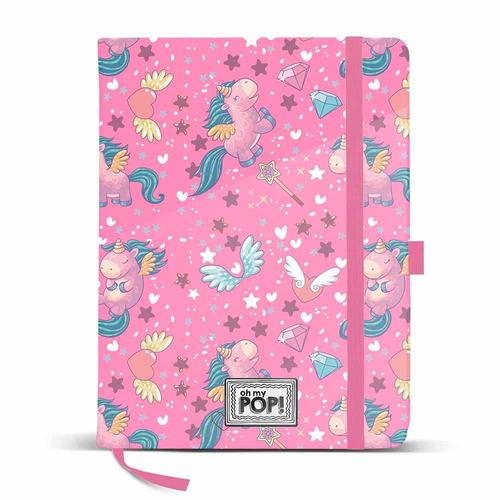 Oh My Pop! Magic Fucsia Journal 14x21cm, Fuchsia