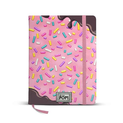 Oh My Pop! Sprinkles Journal 14x21cm, Rose