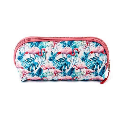 Oh My Pop! Flamenco Tropical Trousse de Toilette Jelly Petit, Vert