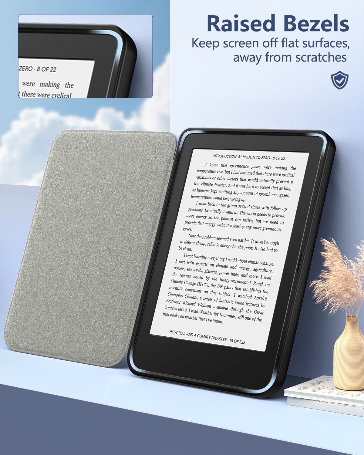 MoKo tui pour Kobo Clara 2E 6 pouces version 2022 Ultra-min... - 6