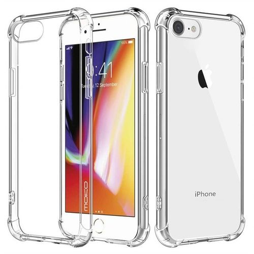 Coque Pour Iphone 8/Iphone 7 Coque De Protection En Gel Tpu Souple Ultra Mince Transparente Rigide Anti-Rayures