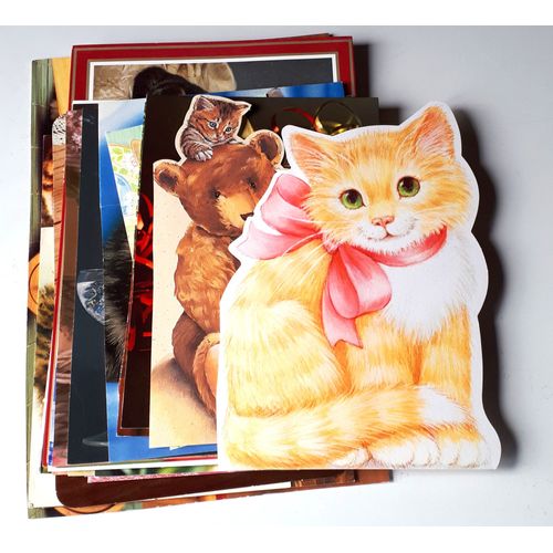 Lot De 28 Images Cartonnées Avec De Beaux Chats Et Chatons De Toutes Races Ou Couleurs - Formats Différents - Pour Customisation, Encadrement, Collection Ou Plaisir Des Images