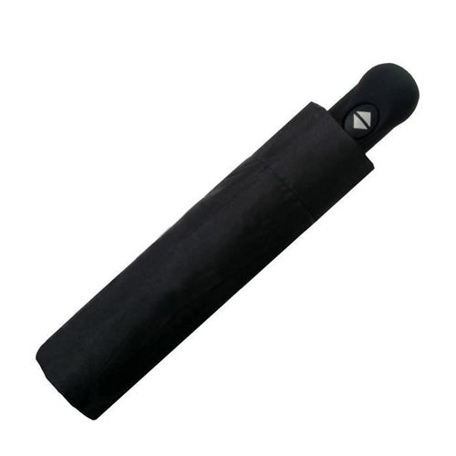 Parapluie Noir Pliant - Solide Anti Vent - Compact Voyage - Ouverture Fermeture Automatique
