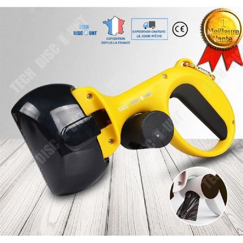 Td® Pelle À Ramasse Crotte Distributeur Sac Poubelle Animaux De Compagnie Chien Caca Plastique Déjection Canine Portable Écologique