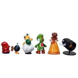 figurine personnage super mario jouet club lot Super Mario Bros Yoshi  Dinosaure pêche Crapaud Goomba Jouets super 18 pièces réaliste