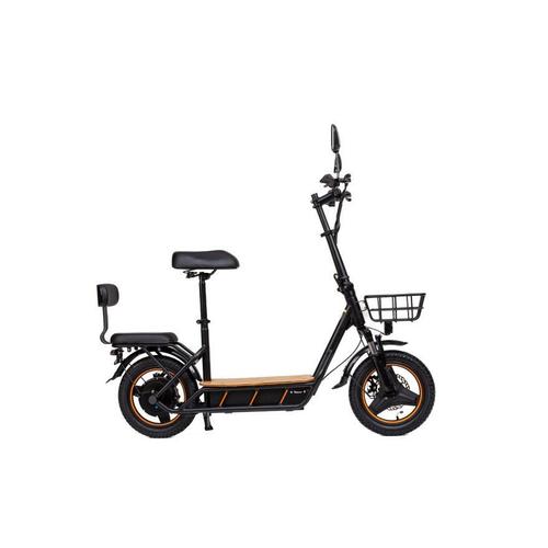 Scooter Électrique Kukirin C1 Pro 26ah - Moteur 500w Batterie 48v 26ah Freins À Disque D'autonomie 100km - Noir