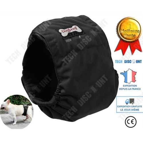 Td® Couche Pour Chien Male Lavable Incontinent Petite Taille Moyenne Labrador Animaux Pantalon Sanitaire Physiologique Hygiene