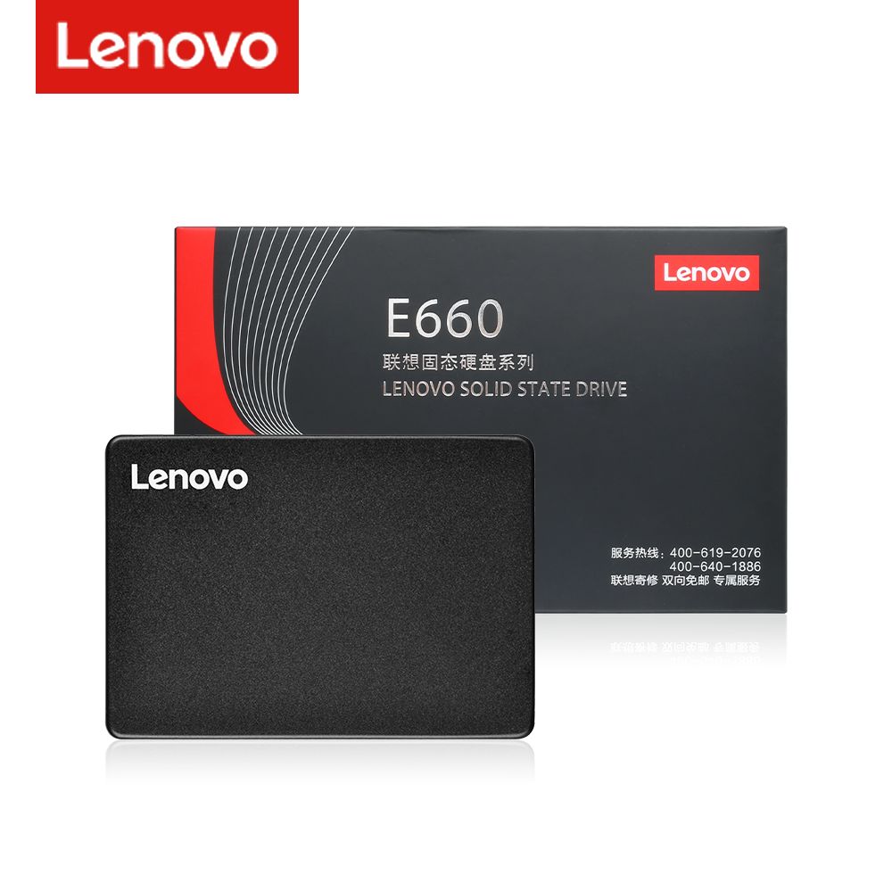 Lenovo Disque Dur Interne SSD Capacité 240 Go SATA 3 6Gb/s pour Ordinateur de Bureau PC Portable 2,5"