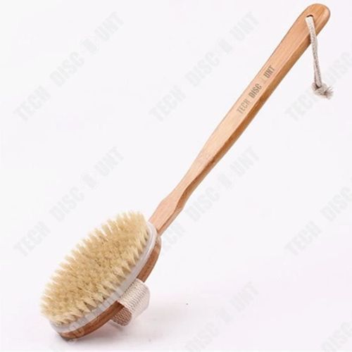 Td® Brosse De Bain Amovible Brosse Pour Le Bain Et Le Dos Avec Manche Long Doux Brosse De Nettoyage Pour Le Dos Des Adultes 