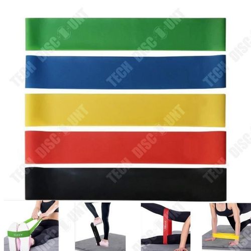 Td® Bande De Résistance En Latex Naturel Bande Élastique Fitness Hip Lift Yoga Bande De Tension Élastique Élevée