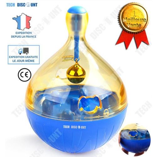 Td® Balle De Nourriture Pour Chat Chien Animaux Bol Jouet Distributeur De Croquettes De Compagnie Domestique Exterieur Interieur