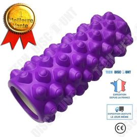 Rouleau de mousse de yoga noir - TECH DISCOUNT - TD® - Accessoires de yoga - Relaxation