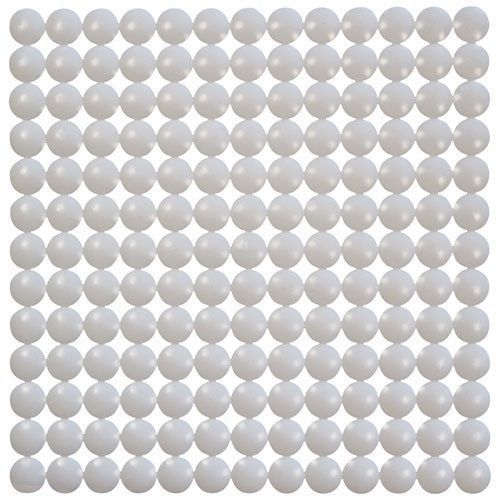 Tapis Fond Évier Bulles Blanc 32 X 32 Cm