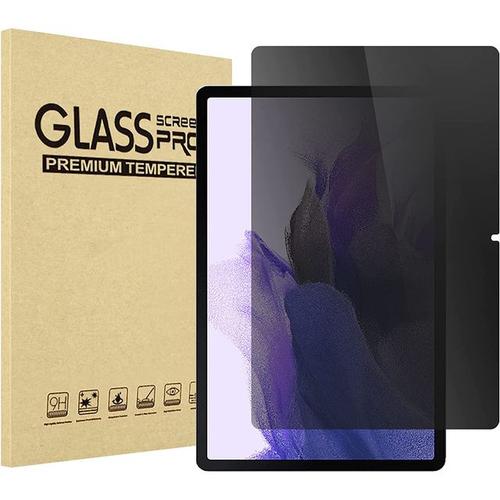 Protecteur d'écran pour Galaxy Tab S8 2022/ Galaxy Tab S7 2020 11 pouces Film en verre trempé Anti-espion avec filtre de confidentialité