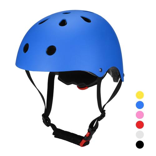 Bleu - S - Casque De Sécurité En Plein Air Pour Adultes Et Adolescents, Vélo, Scooter, Bmx, Skateboard, Cascades, Bombardier, Vélo Pour Enfants