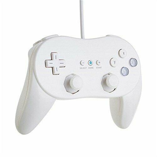 Manette De Jeu Sans Fil Pro Pour Nintendo Wii U Classic, Contrôleur, Joystick, Télécommande, 2 Couleurs En Option, 1 Pièce