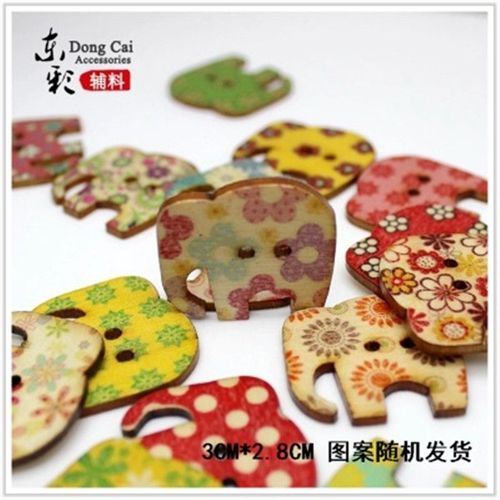 Boutons En Bois Multicolores, 100 Pièces, Boutons De Chat Papillon Peints À La Main, Fournitures De Couture Pour Bricolage, Accessoires De Pull En Tissu Pour Enfants