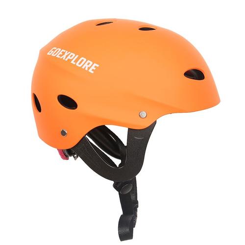 Orange - Xl(60-62cm) - Casque Pour Sports Nautiques, Certification Ce, Pour Kayak, Rafting, Planche À Roulettes, Voile, Pataugeoire, Surf, Dérive