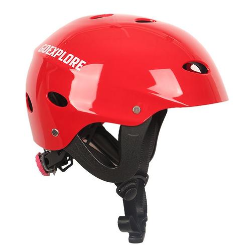 Rouge - M(56-58cm) - Casque Pour Sports Nautiques, Certification Ce, Pour Kayak, Rafting, Planche À Roulettes, Voile, Pataugeoire, Surf, Dérive