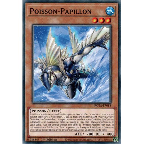 Yu Gi Oh Rota Fr088 Poisson Papillon