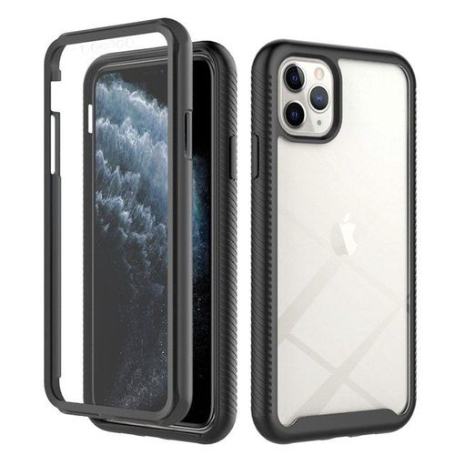 Coque Transparente Antichoc En Tpu Pour Iphone 11 Pro Max 6.1 Protection D'écran Intégrée Défense Robuste