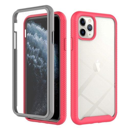 Coque Transparente Antichoc En Tpu Pour Iphone 11 Pro Max 6.1 Protection D'écran Intégrée Défense Robuste