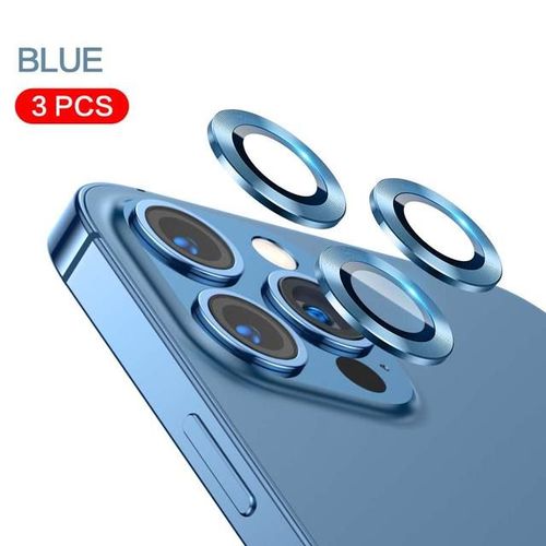 Protecteur D'objectif De Téléphone En Métal Film De Protection D'appareil Photo Anti-Rayures Pour Iphone 12 Pro Max
